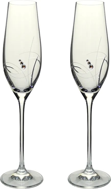 Swarovski poháre na šampanské 210 ml