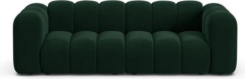 Tmavozelená pohovka 228 cm Lupine – Micadoni Home
