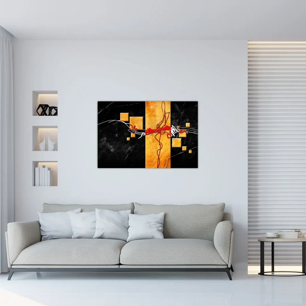 Abstraktný obraz - Tanečnice (90x60 cm)