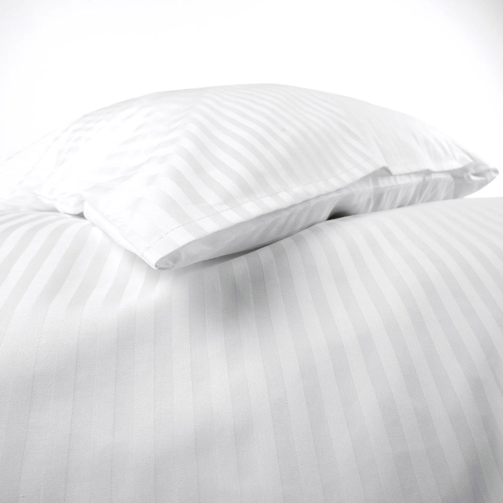 BAVLNENÁ OBLIEČKA NA VANKÚŠ STRIPES1 50X70 CM BIELA