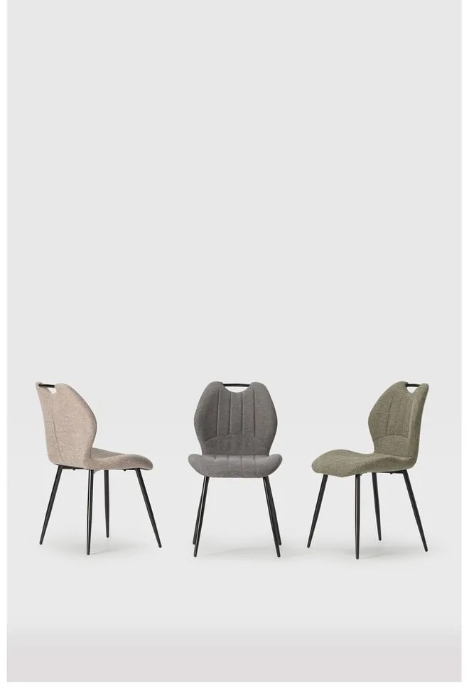 Svetlohnedé jedálenské stoličky v súprave 4 ks Muli – Marckeric