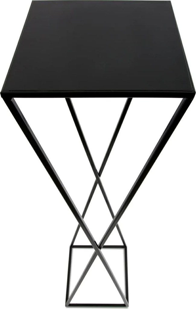 STOJAN NA KVETINÁČ LOFT5 100X24X24 CM ČIERNA