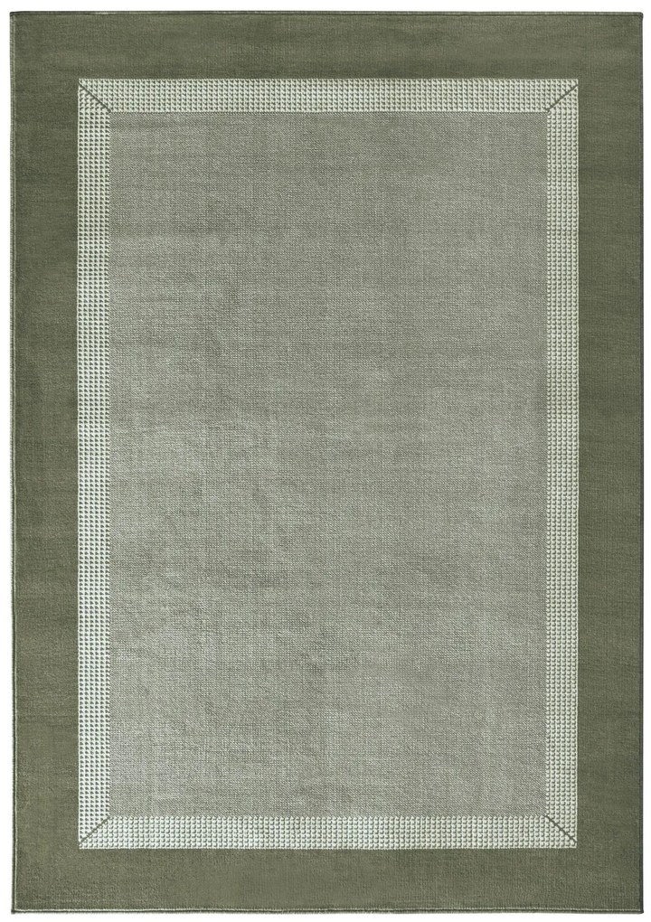 Hanse Home, Kusový koberec Basic 105487 Green, 200x290, zelená, chodba / predsieň
