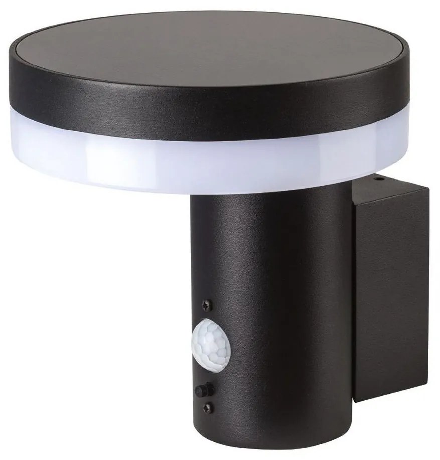 LED solárne nástenné svietidlo so senzorom SOLARIS3 LED/5,5W/3,7V 4000K IP44