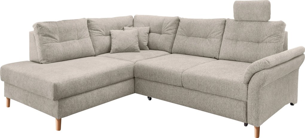 XXXLutz ROHOVÁ SEDAČKA, textil, béžová Livetastic - Sedačky - 002310012743