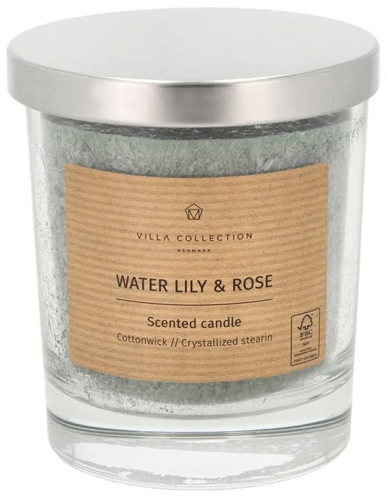 Vonná sviečka doba horenia 40 h Kras: Water Lily & Rose – Villa Collection