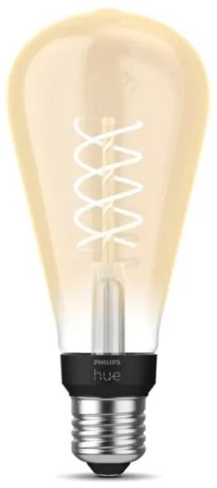 LED Stmievateľná žiarovka Philips Hue WHITE FILAMENT ST72 E27/7W/230V 2100K