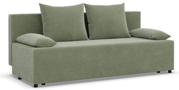 Dvojmiestna pohovka FERMO Poso rozkladacia, svetlozelená