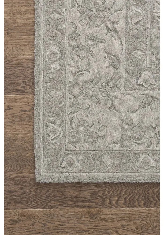 Sivý vlnený koberec 133x190 cm Kirla – Agnella