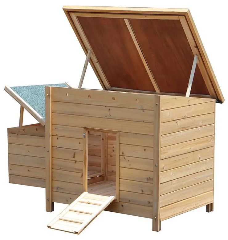 Kurník Avenberg RUFUS 123 x 70 x 81 cm hnedý