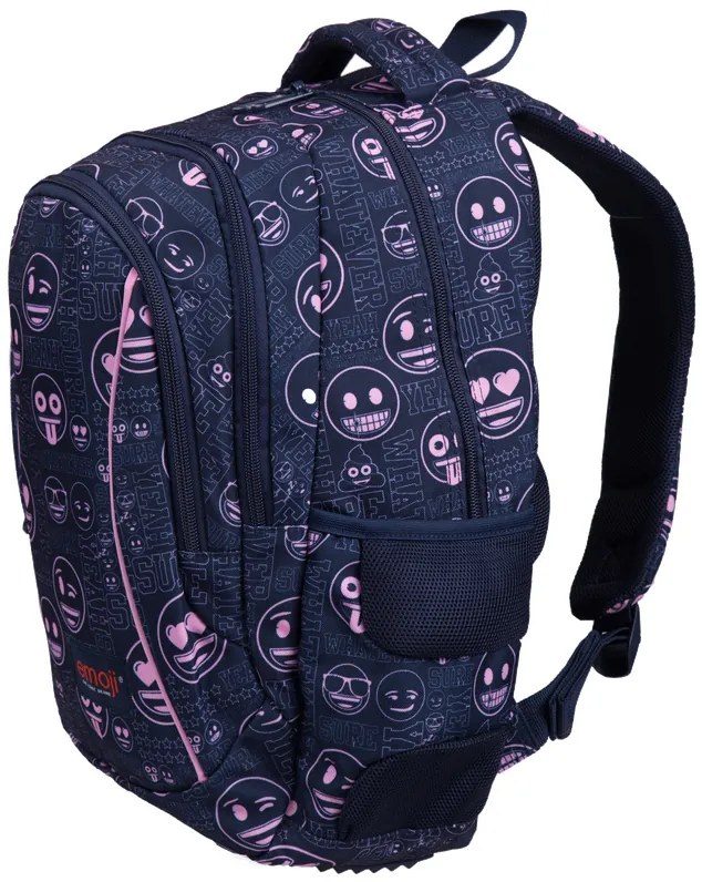 Školský batoh trojkomorový ST.RIGHT Emoji