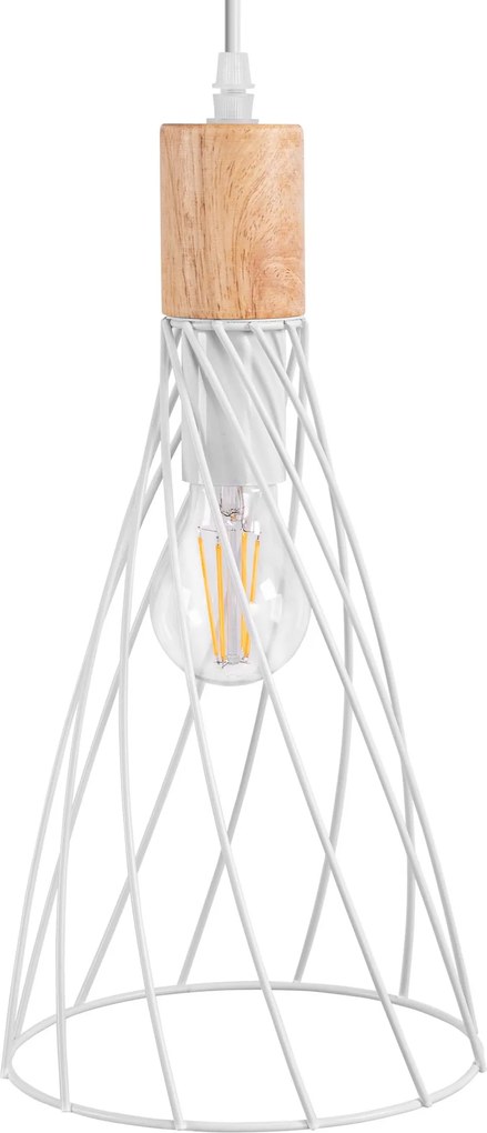 Toolight Toolight, stropné svietidlo 1xE27 APP1269-1CP, biela, OSW-06584