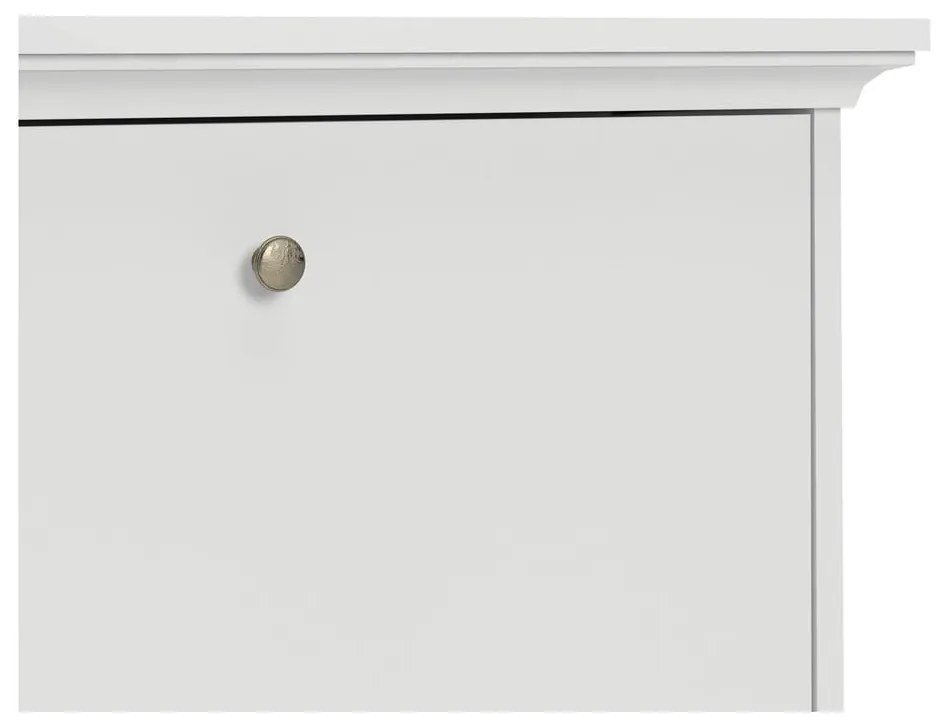 Biela výklopná skrinka na topánky Paris – Tvilum