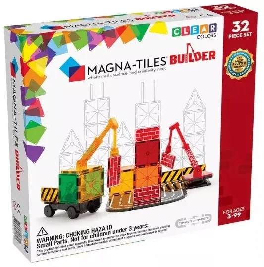 Magnetická stavebnica Magna-Tiles Builder 32ks