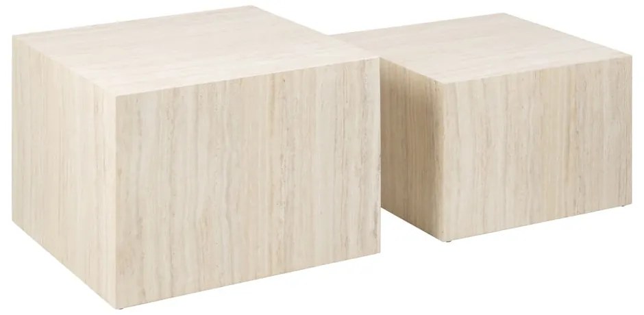 Konferenčné stolíky v súprave 2 ks 58x58 cm Dice - Actona