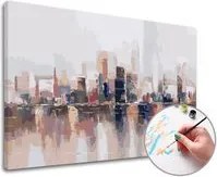 Maľovanie podľa čísel PANORÁMA MESTO – nízka náročnosť