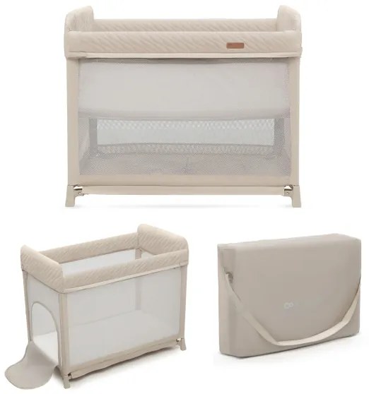 KINDERKRAFT SELECT - Cestovná postieľka MOON DREAM béžová