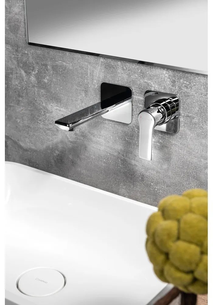 Biela podomietková umývadlová batéria (1 výstup) Pax – Sapho