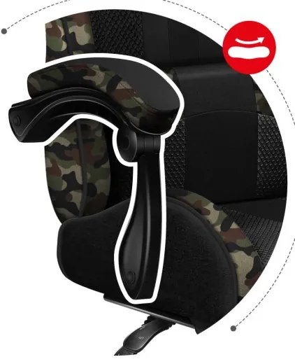 Herná stolička Force - 4.7 Camo Mesh