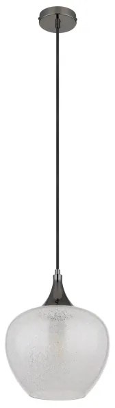 Globo 15548HK - Luster na lanku MAXY 1xE27/40W/230V pr. 24 cm biela/antracit