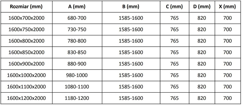 Mexen Velar, sprchový kút s posuvnými dverami 160 x 100 cm, 8mm sklo námraza, medená matná, 871-160-100-31-65