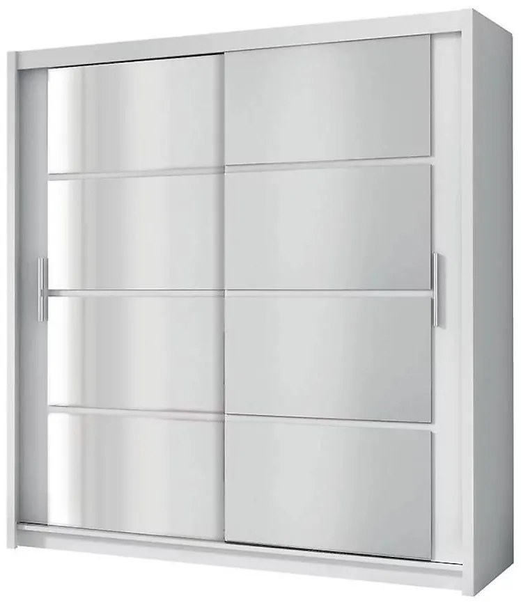 Skriňa Dakota 203 cm biela