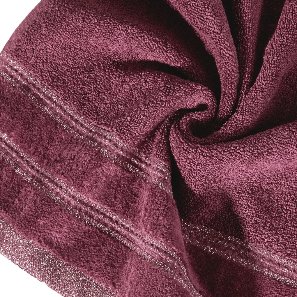 FROTÉ UTERÁK GLORY12 SADA 6KS 50X90 CM BORDOVÁ