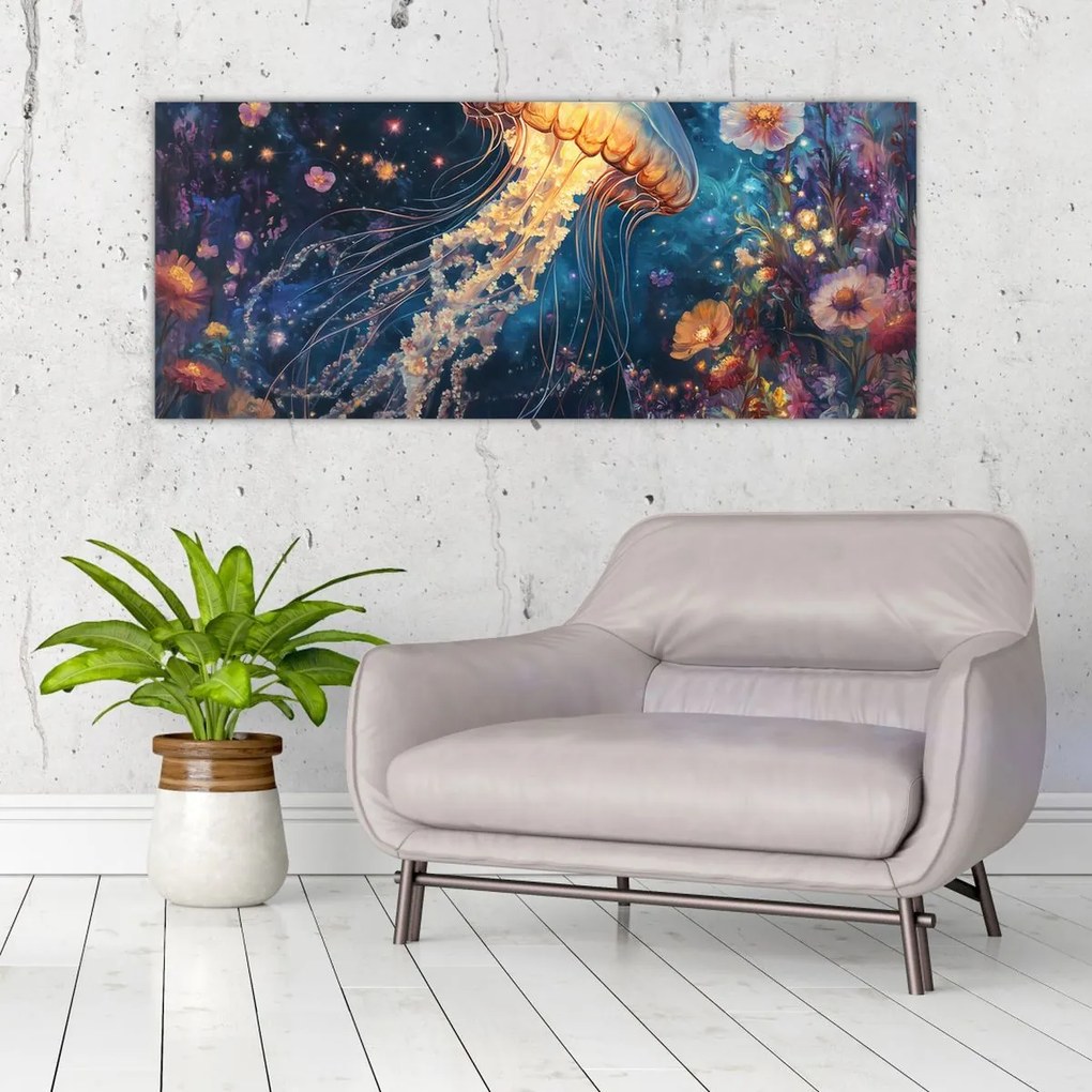 Obraz - Magická medúza (120x50 cm)