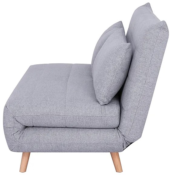 Pohovka futon Susan (sivá). Akcia -14%. Vlastná spoľahlivá doprava až k Vám domov. 1050831