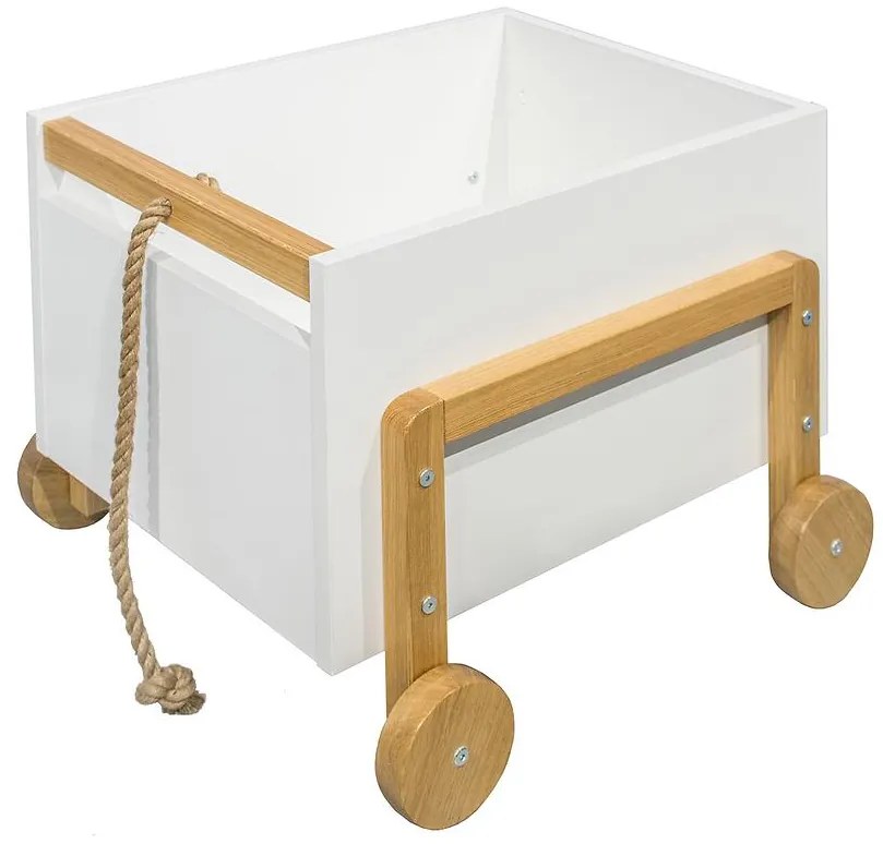 Úložný box vozík Victor biely