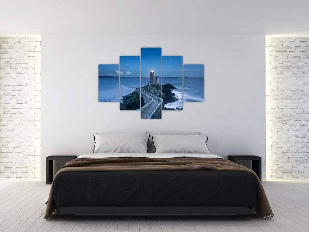 Obraz majáka a more (150x105 cm)