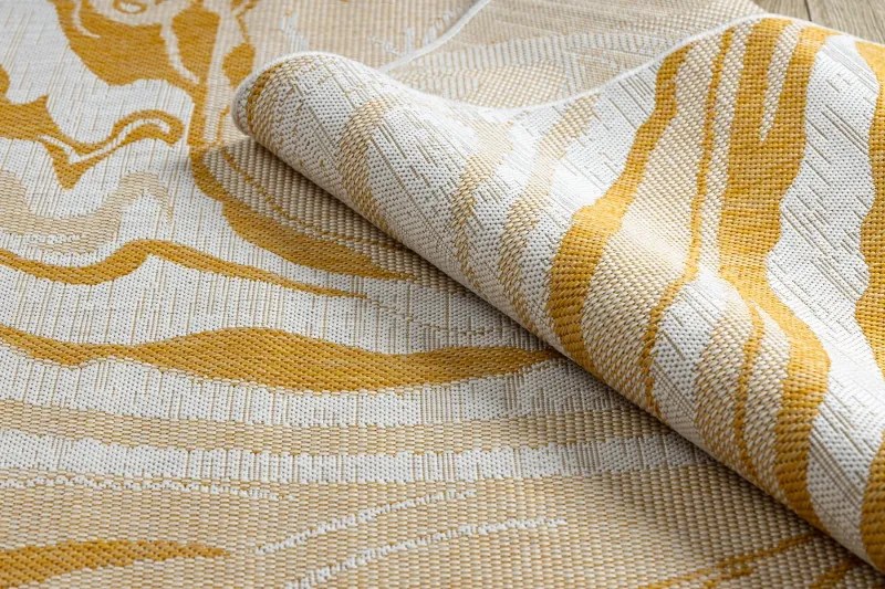 Kusový koberec Sion Sisal Marble 22169 ecru/yellow – na von aj na doma, 160x220, žltá, chodba / predsieň, Dywany Łuszczów