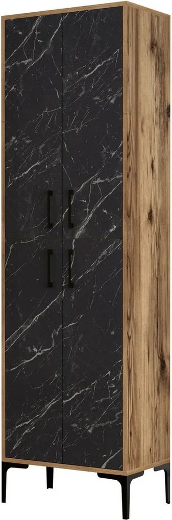 Skriňa Berlin Walnut and Black