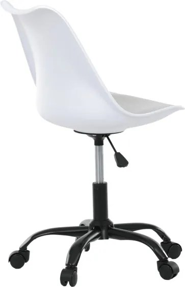 Kancelárska stolička biela KA-X7055 WT