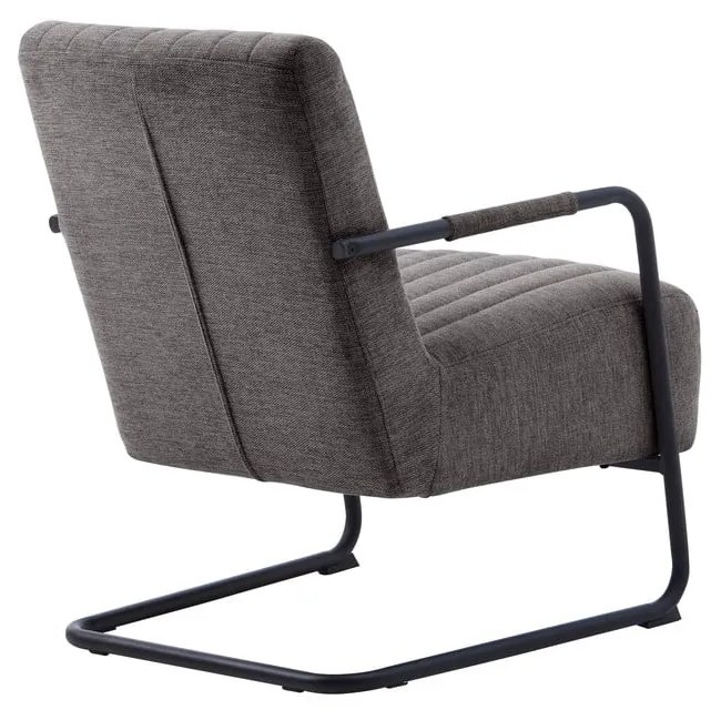 Tmavosivé kreslo Trout – Unique Furniture