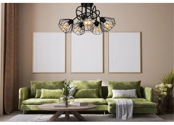 Prisadený luster CEED 5xE27/60W/230V