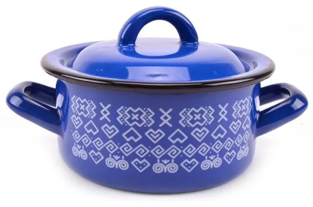 Kastról smal + pokr. 14cm/1,0L dekor Čičmany KLC