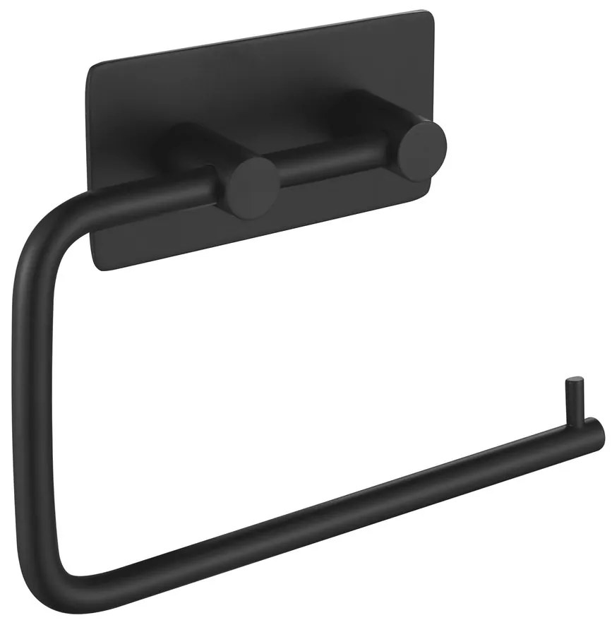 Sapho Sapho, Samolepiaci držiak toaletného papiera, čierna matná, 33211