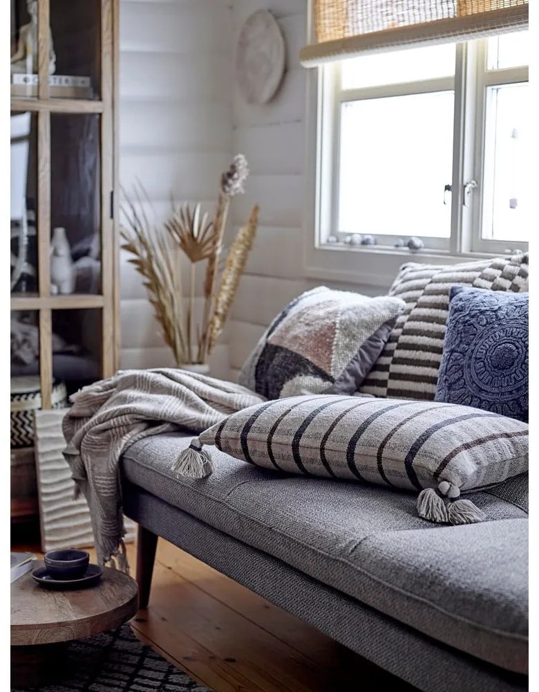 Sivé šálky v súprave 2 ks na cappuccino z kameniny 180 ml Raben – Bloomingville