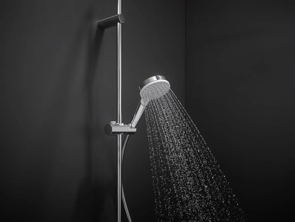 Hansgrohe Crometta, ručná sprcha 100 Vario EcoSmart, biela/chrómová, HAN-26332400