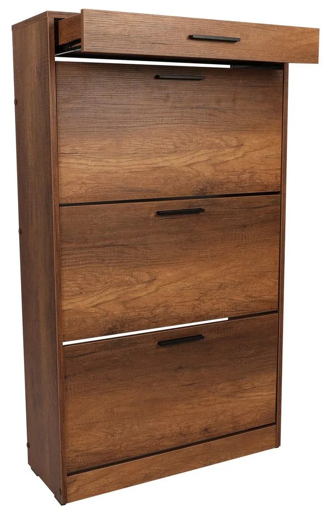 Botník (skrinka na topánky) Butoti 6 (orech oslo). Akcia -19%. Vlastná spoľahlivá doprava až k Vám domov. 1094668