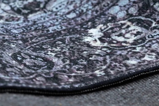 Koberec ANTIKA Ancret Washedstone ornament sivý