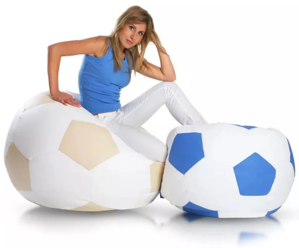 Sedací vak Sport XL – veľká lopta pre fanúšikov športu a pohodlia Farba: E8 - olivový