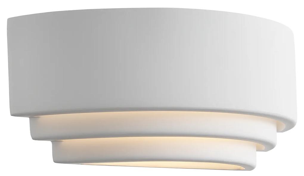 Nástenné svetlo Nordlux Lancio Oblong (biela) plast, kov IP20 2412481001