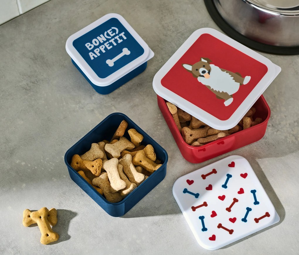 Dózy na krmivo, 3 ks