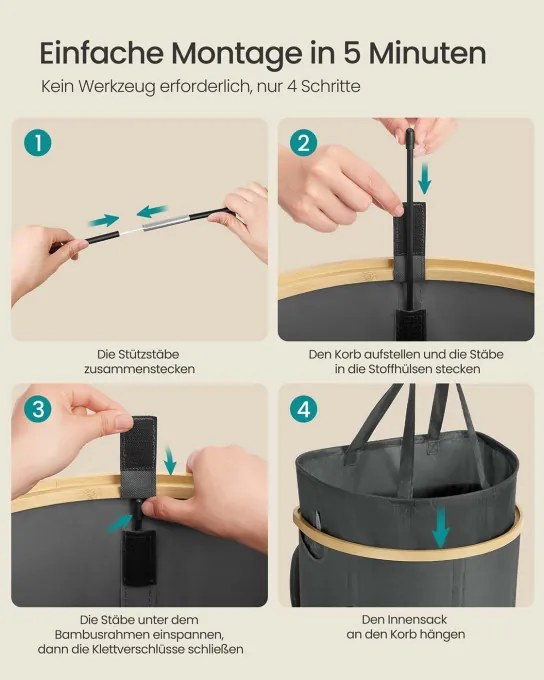 Kôš na bielizeň LCB547G01