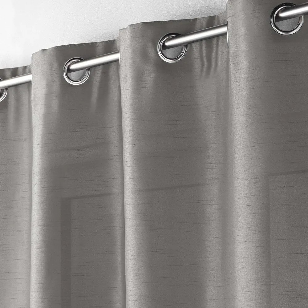 Tmavosivý saténový záves 140x240 cm Shana – douceur d'intérieur