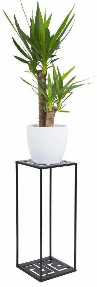 Stojan na kvety 60x24 cm čierna