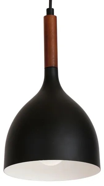 Luster na lanku NOAK WOOD 1xE27/60W/230V