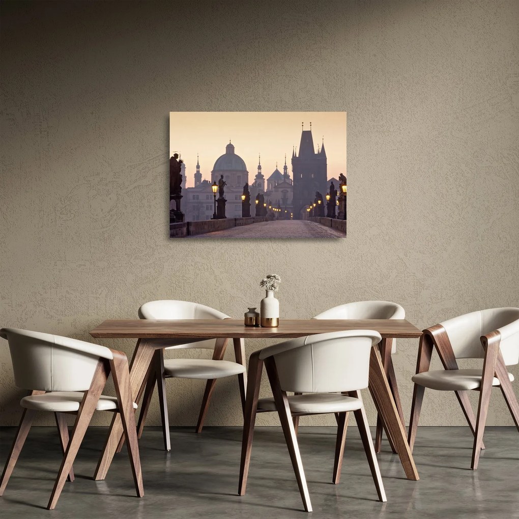 Sklenený obraz - Karlov most (70x50 cm)